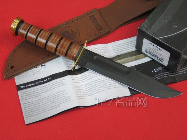 美国卡巴1215  镀金典藏版陆战队刀 